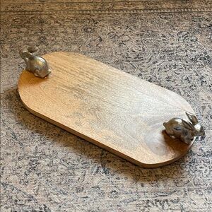 Easter Bunny Wood Tray